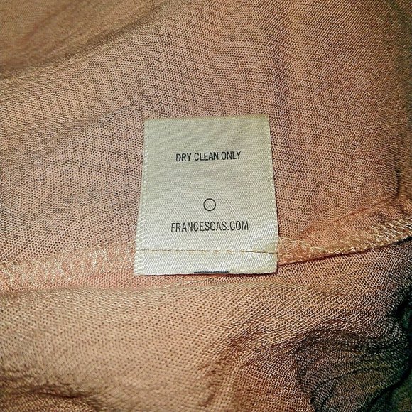 Francesca Womens Babydoll Top Size Medium Pink Sleeveless Keyhole Neck - Picture 2 of 7